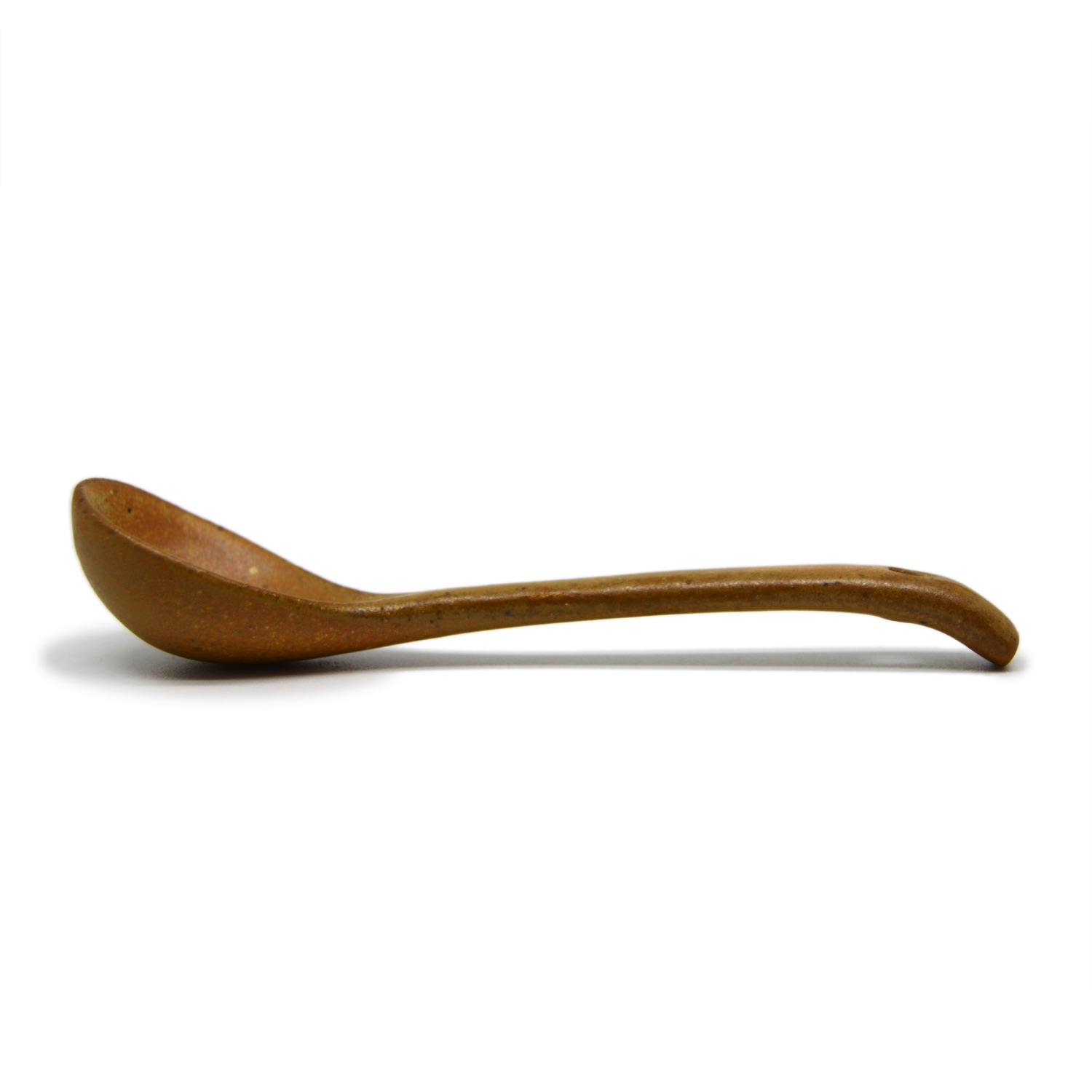 Straight sugar curve spoon  - 0077 Stoneware